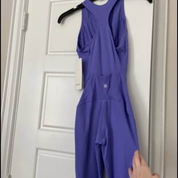 NWT Lululemon Women’s Senseknit Running One-Piece Size 2 Purple - Picture 3 of 5
